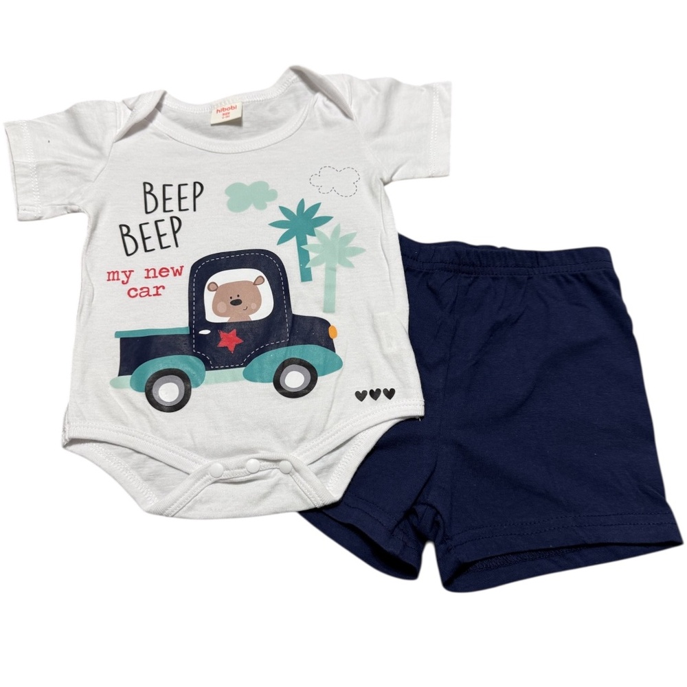 Hibobi Graphic Boy Shorts Set